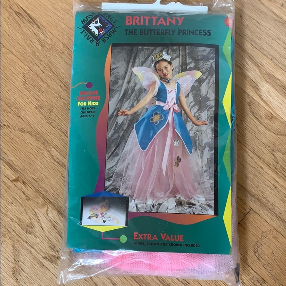 Brittany Deluxe Butterfly Princess Costume